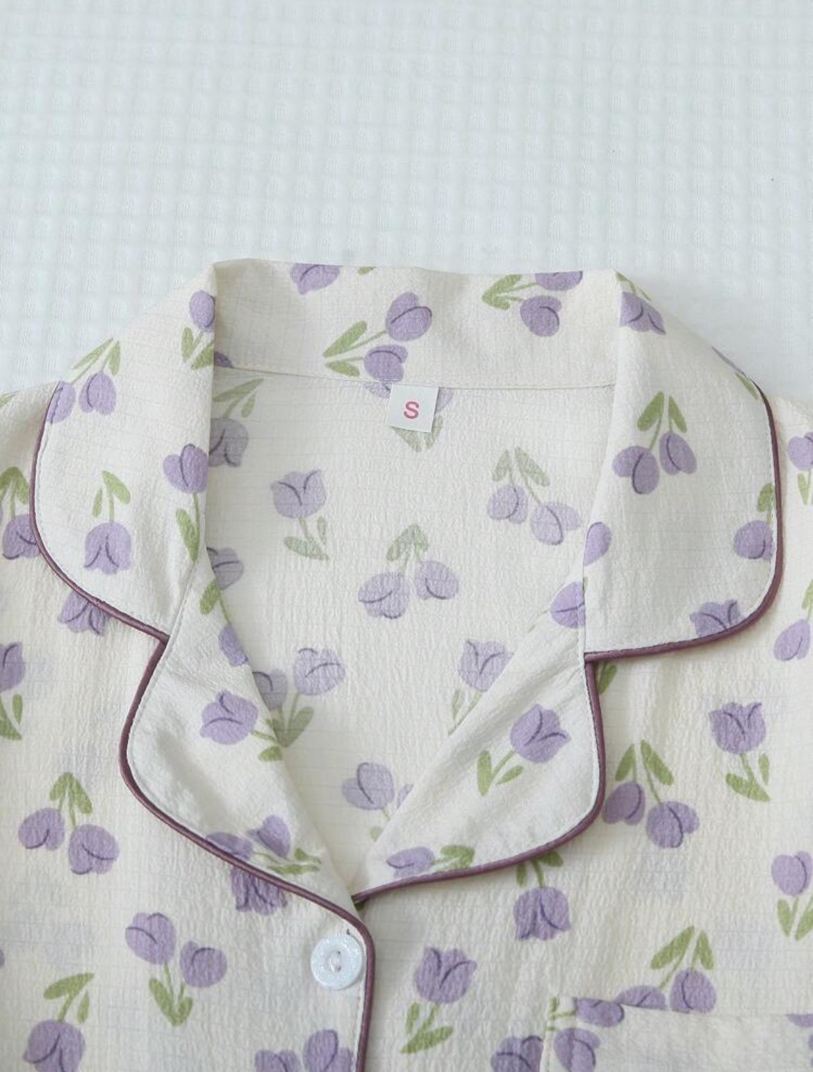 Pijama Flor Morada