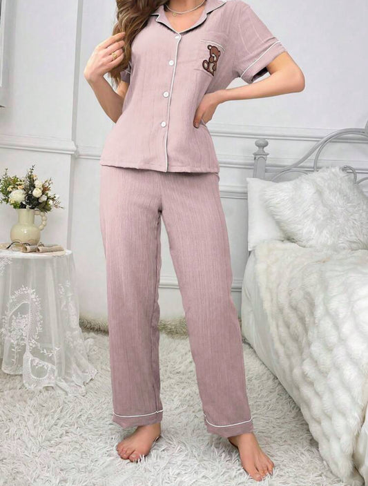Conjunto Pijama Rosa