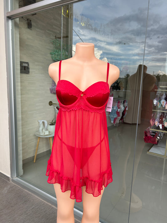 Babydoll Rojo
