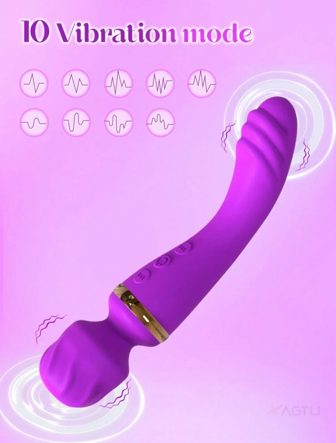 Vibrador 2 en 1